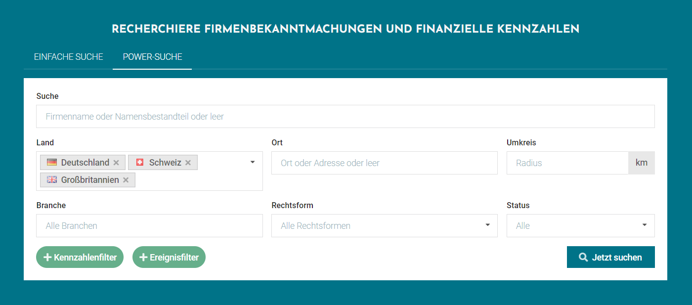 Neu: Firmendaten der CH und UK (Clone)